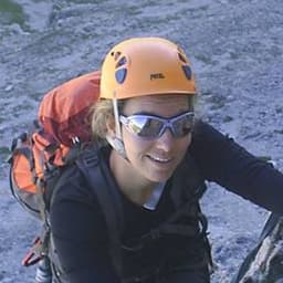 Mag.ª Katharina Jansenberger beim Klettern